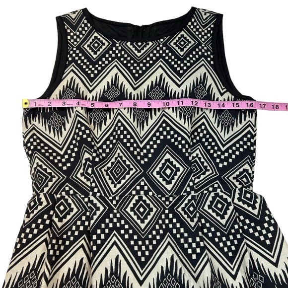 J Crew Sleeveless Geo Patterned Dress - Picture 8 of 12